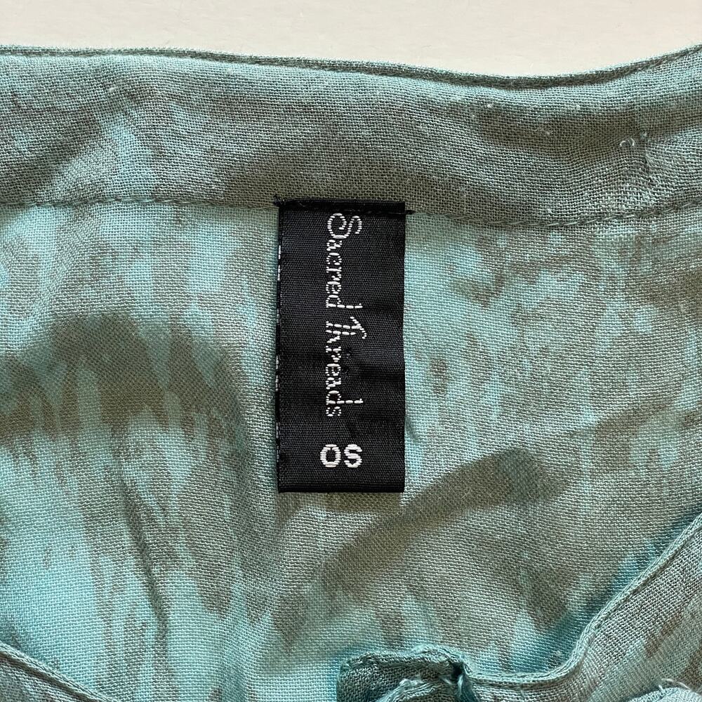 Sacred Threads Boho Swing Tunic Womens One Size B… - image 5